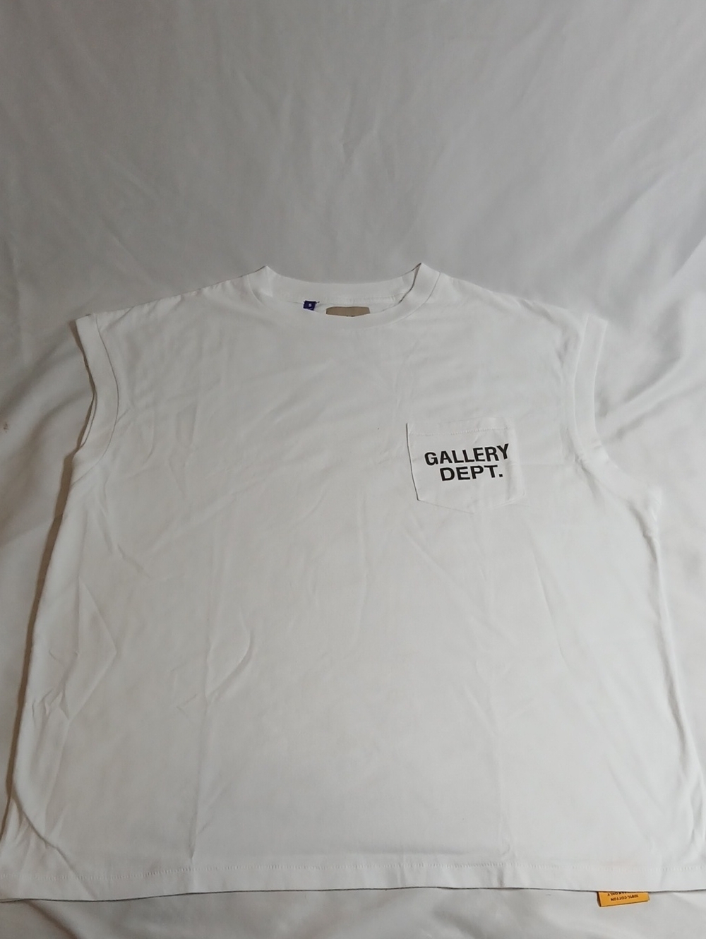 Gallery Dept White Pocket Logo Tank Top